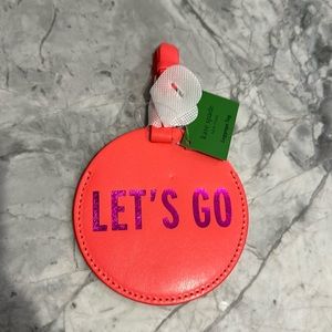 Kate spade luggage tag